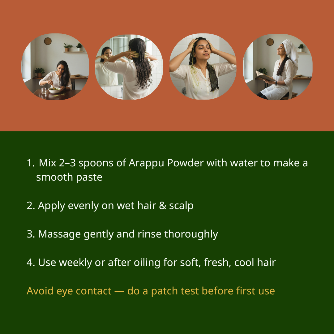 Arappu Powder – Natural Conditioner for hair