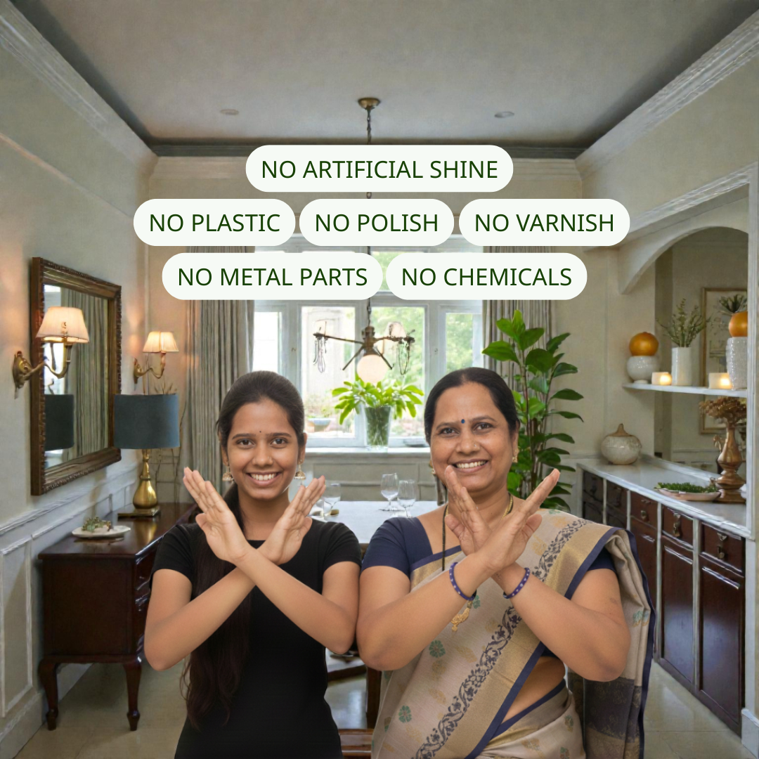 Burma Teakwood Sillu Idiyappam Kattai (Interchangeable Discs)