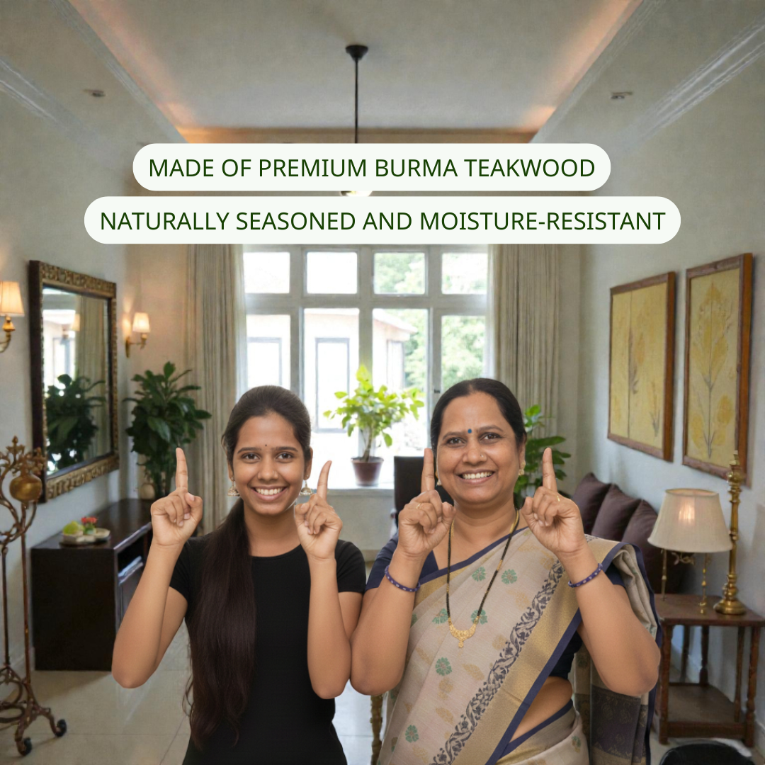 Burma Teakwood Sillu Idiyappam Kattai (Interchangeable Discs)