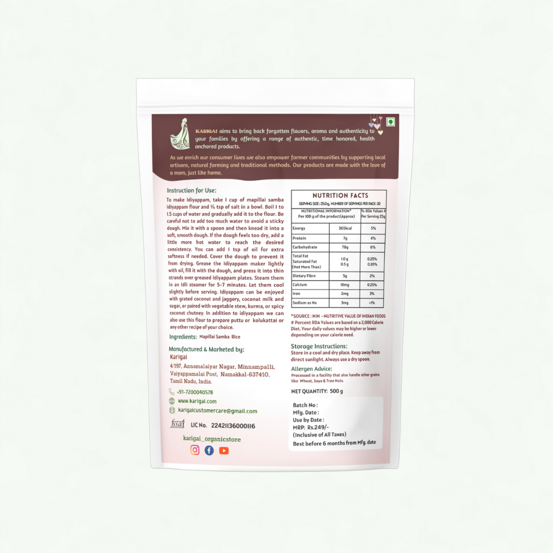 Mapillai Samba Idiyappam Flour