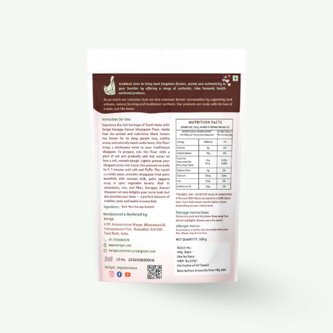 Karuppu Kavuni Idiyappam Flour