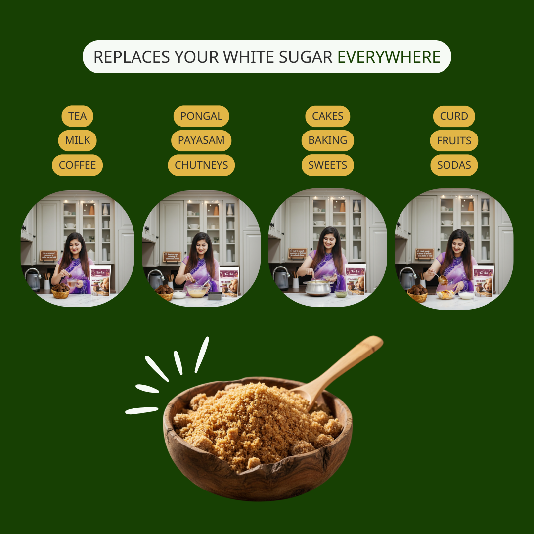 Coconut Jaggery (Thenai Karupatti)