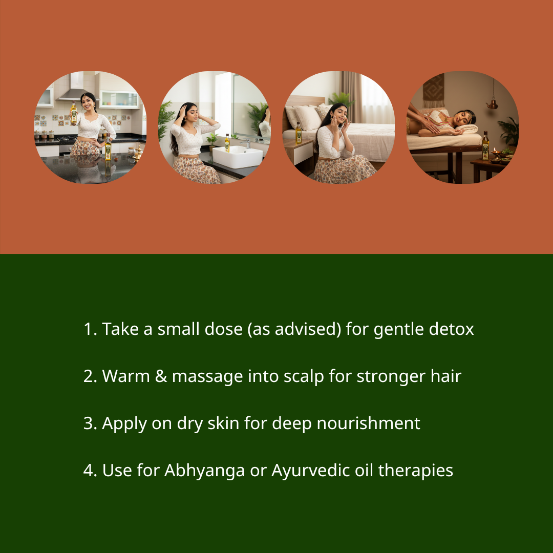 Edible Castor Oil – Nature’s Pure Multi-Purpose Elixir – 500 ml