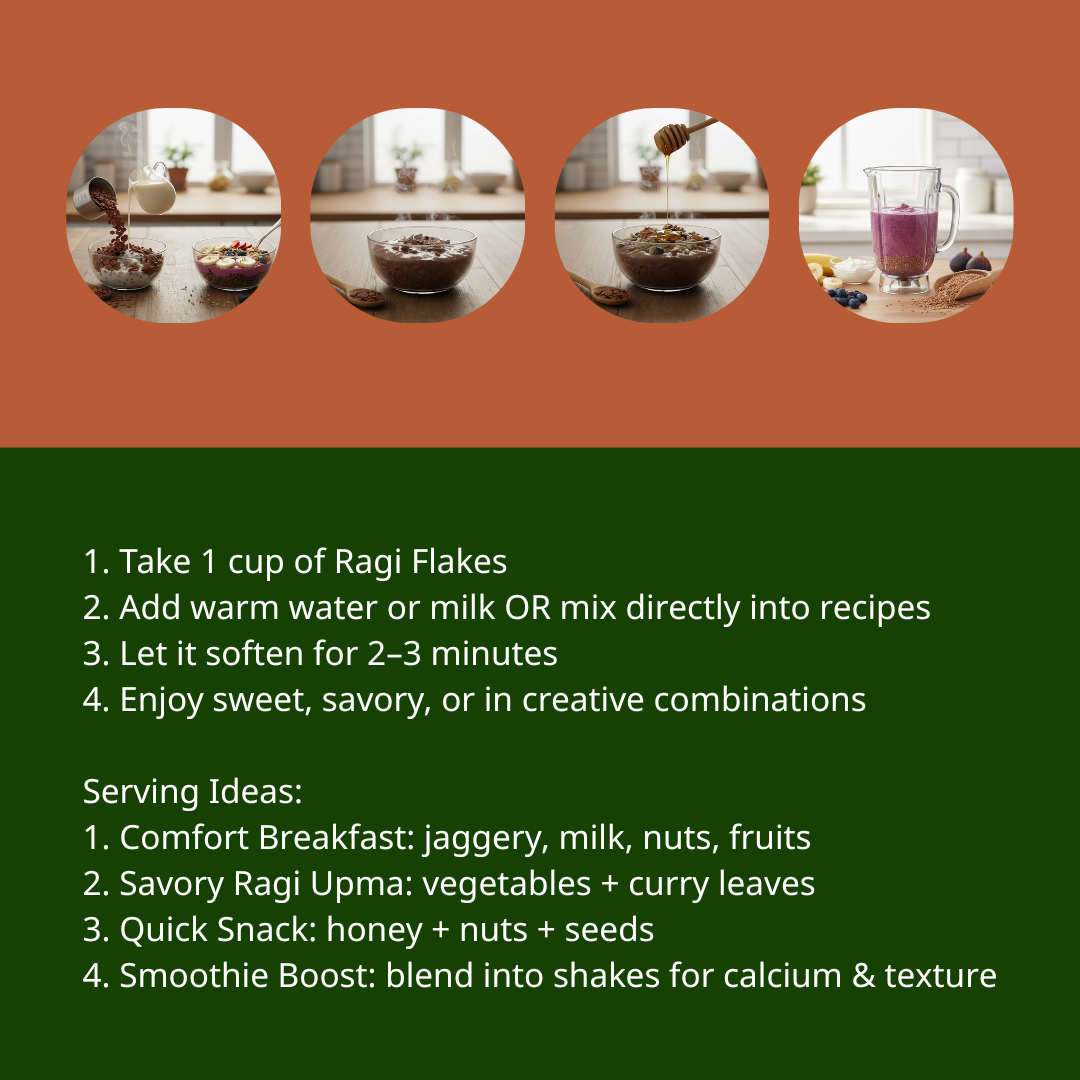 Finger Millet Flakes (Ragi)