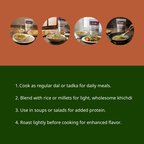 Hand-Pounded Moong Dal - Wholesome, Unpolished & Nutrient-Rich