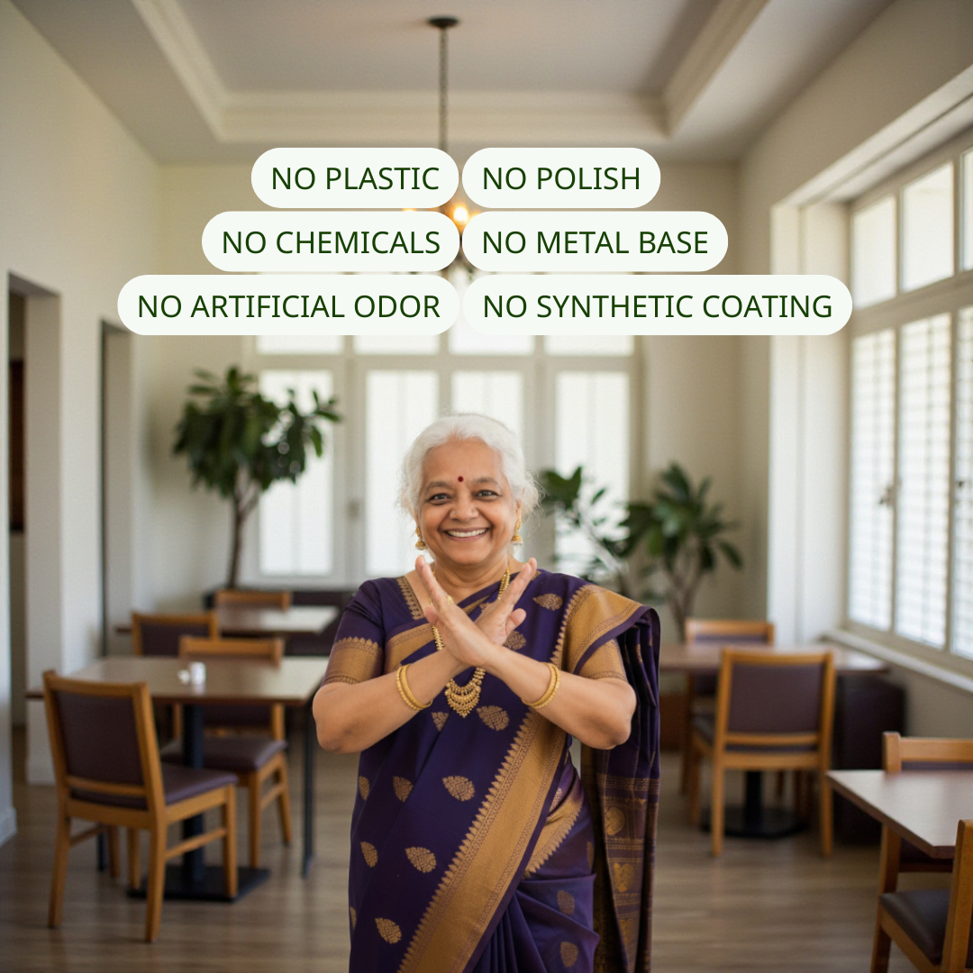 Handwoven cane Idiyappam Plates set of 2