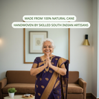 Handwoven cane Idiyappam Plates set of 2