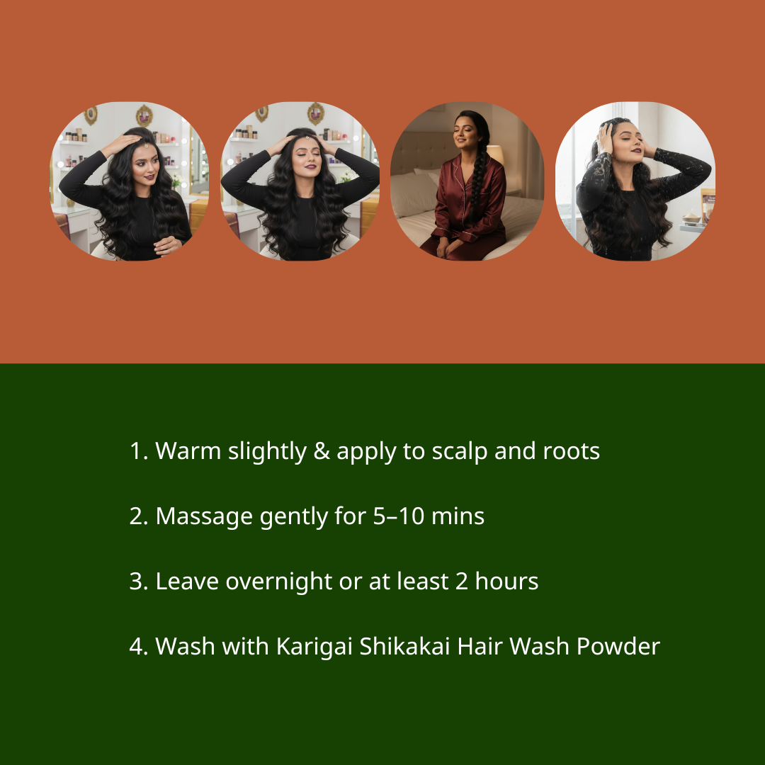 Herbal Hair Growth Oil – For Thick, Long & Strong Hair – 100 ml