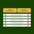 Calotropis Traditional Waist Cord/String (Vellerukku Araignan Kayiru)