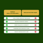 Small Kitchen Knife (Wrought Iron Blade) – 5.5 Inches