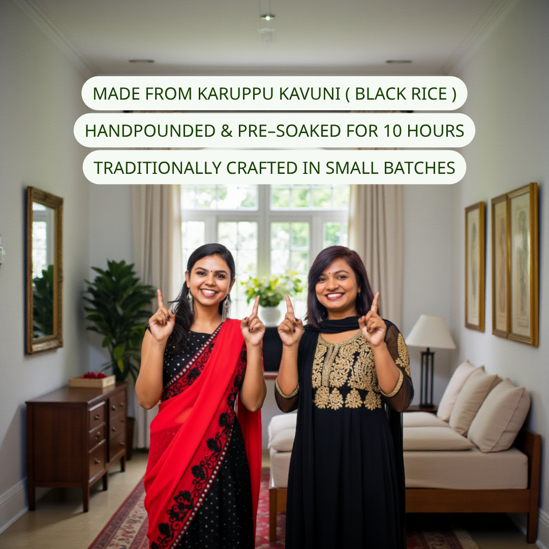 Karuppu Kavuni Porridge Mix - The Ancient “Forbidden Rice” Reimagined for Modern Wellness