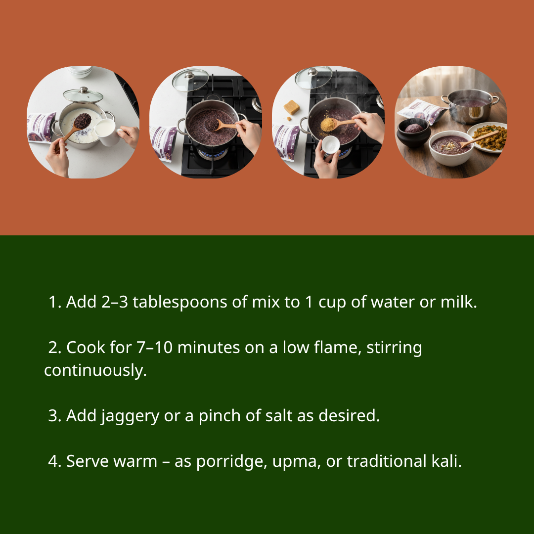 Karuppu Kavuni Porridge Mix - The Ancient “Forbidden Rice” Reimagined for Modern Wellness