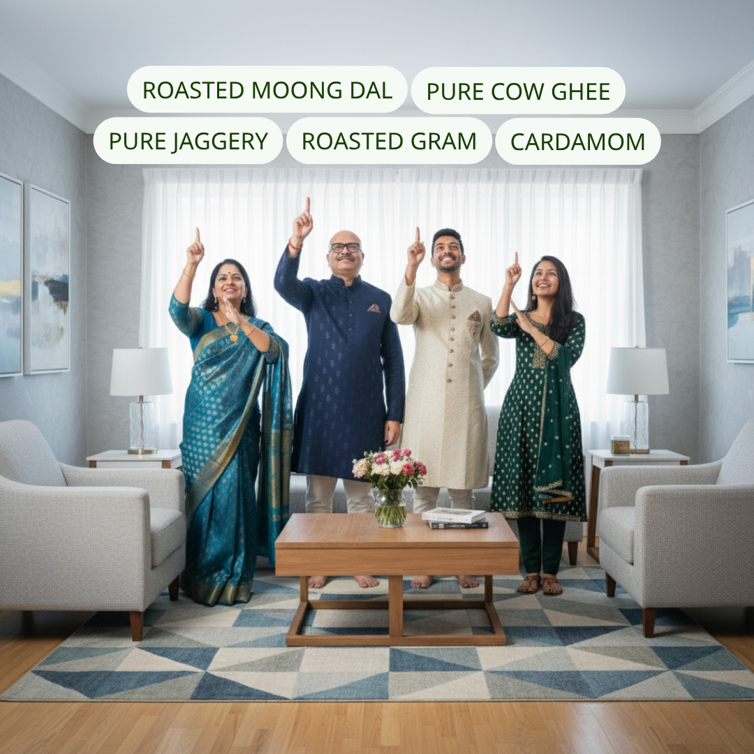 Moong Ghee Laddoo (Nei Urundai)