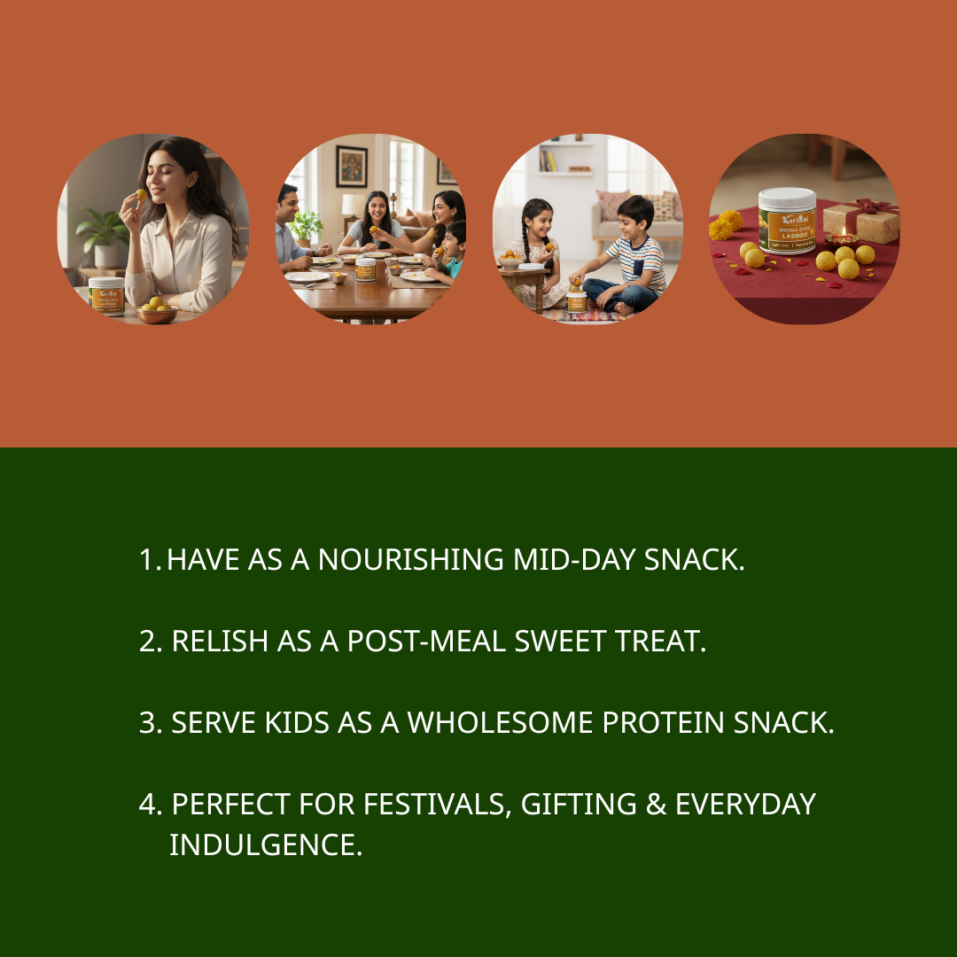 Moong Ghee Laddoo (Nei Urundai)