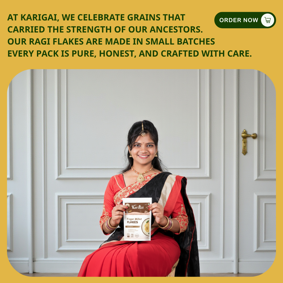 Finger Millet Flakes (Ragi)