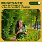 Sprouted Ragi Flour (Sprouted Finger Millet Flour)