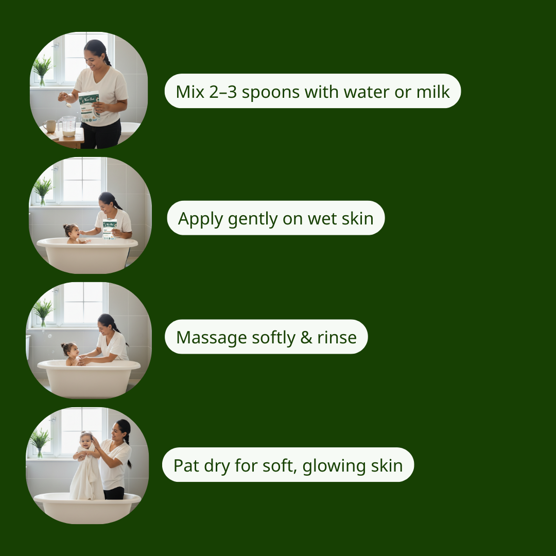 Pure & Gentle Herbal Baby Bath Powder