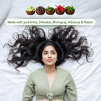 Shikakai Herbal Hair Wash Powder - Natural Cleanser for Strong, Shiny Hair