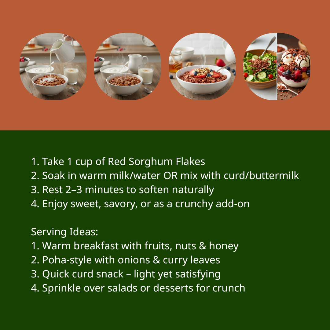 Red Sorghum Flakes