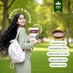 Shikakai Herbal Hair Wash Powder - Natural Cleanser for Strong, Shiny Hair