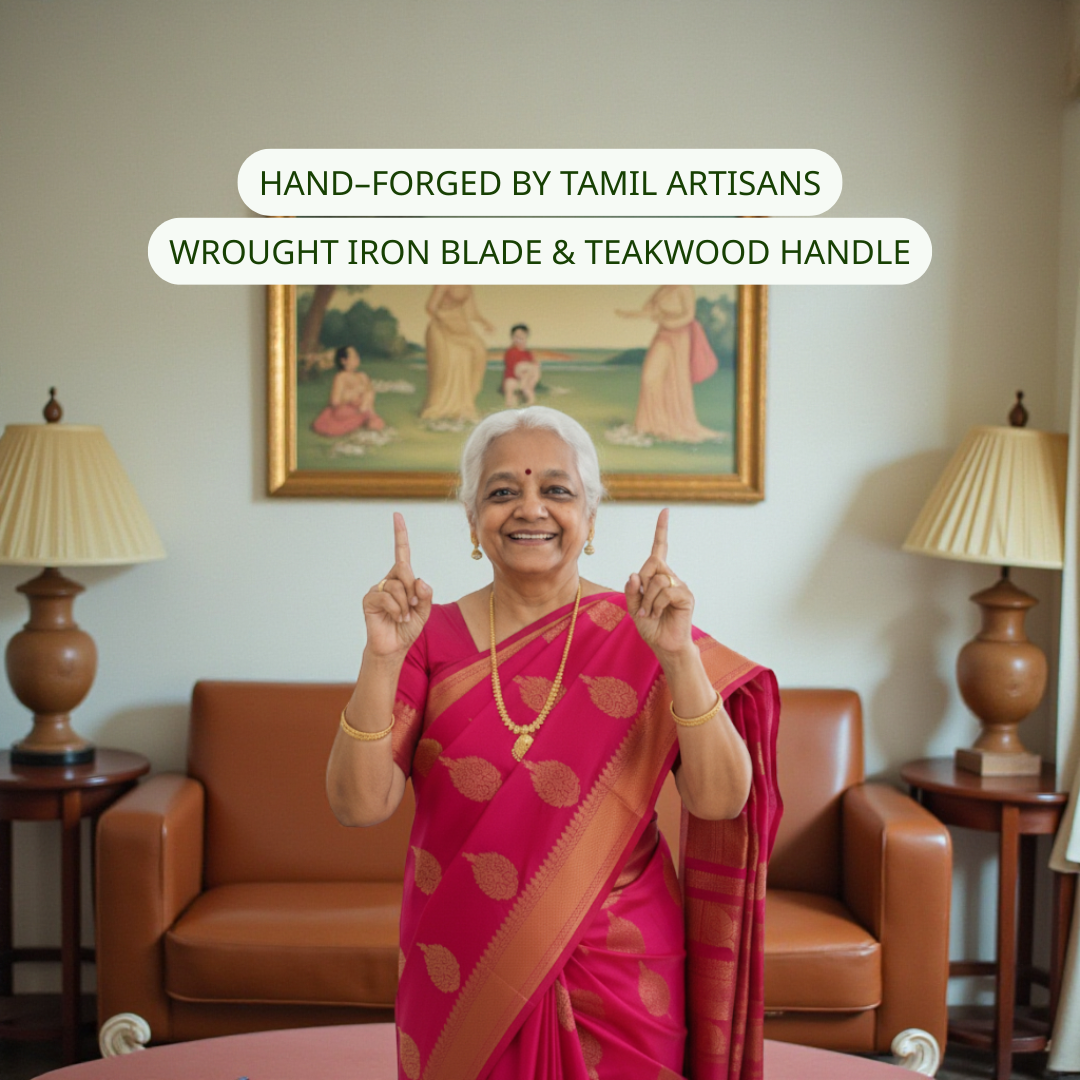 Small Kitchen Knife (Wrought Iron Blade) – 5.5 Inches