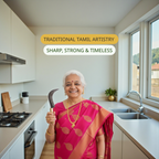 Small Kitchen Knife (Wrought Iron Blade) – 5.5 Inches