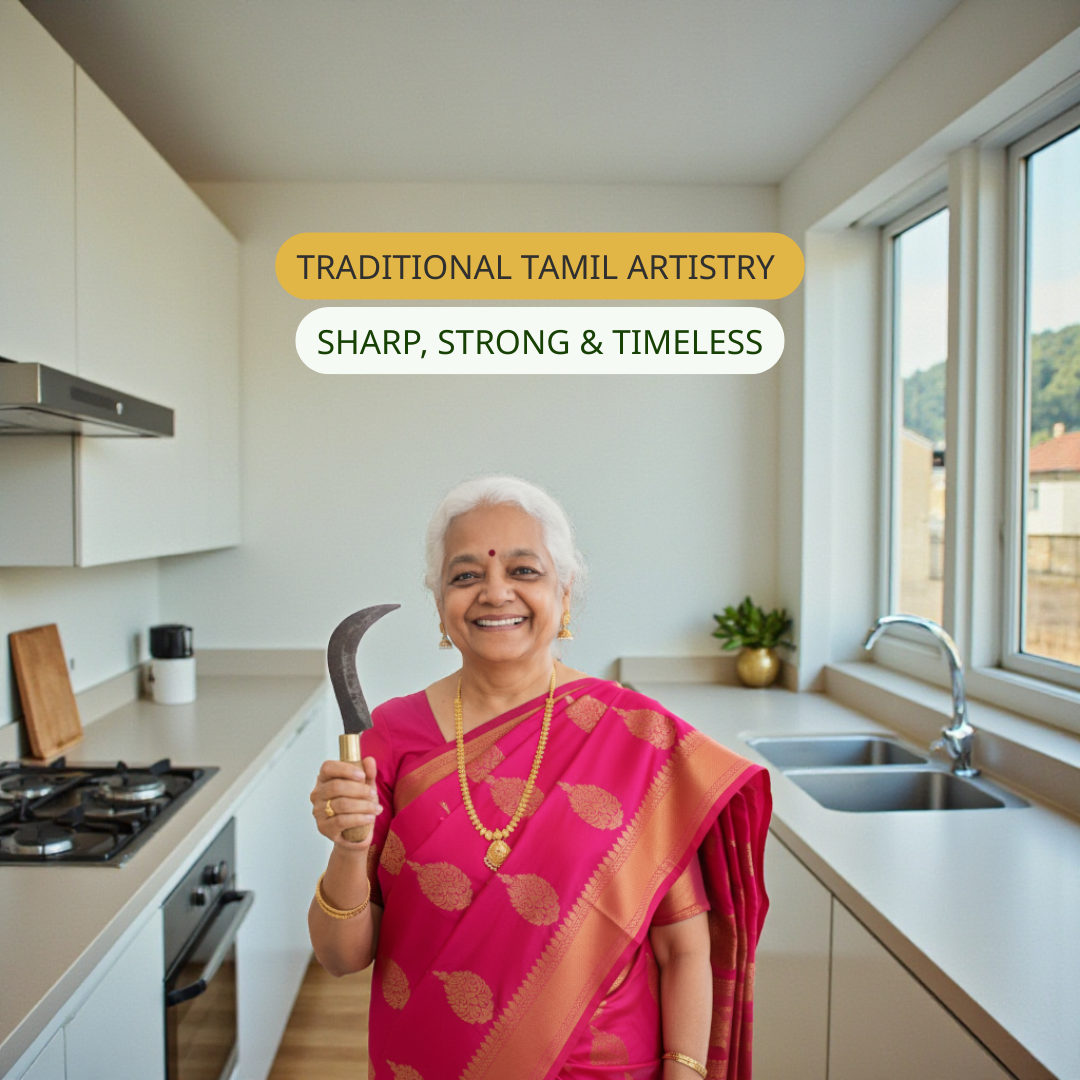 Small Kitchen Knife (Wrought Iron Blade) – 5.5 Inches