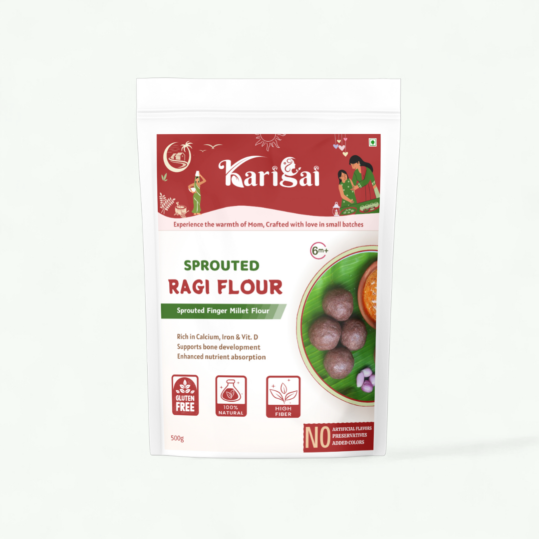 Sprouted Ragi Flour (Sprouted Finger Millet Flour)