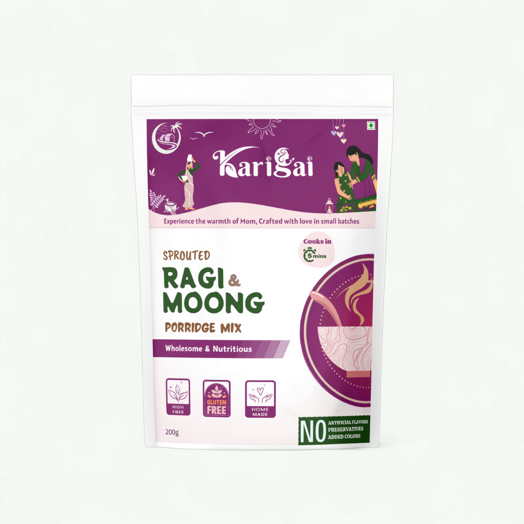 Sprouted Ragi & Moong Porridge Mix - Gentle Start (Baby Porridge Mix)