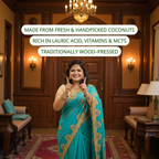 Wood Pressed Coconut Oil – 100% Pure, Natural & Unrefined – 500 ml