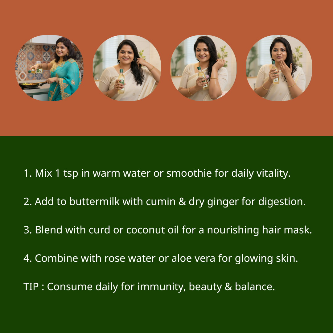 Wood Pressed Coconut Oil – 100% Pure, Natural & Unrefined – 500 ml