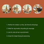 Wood Pressed Sesame (Gingelly) Oil – The Golden Essence of Tradition – 500 ml