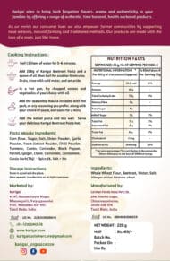 beetroot pasta nutritional facts