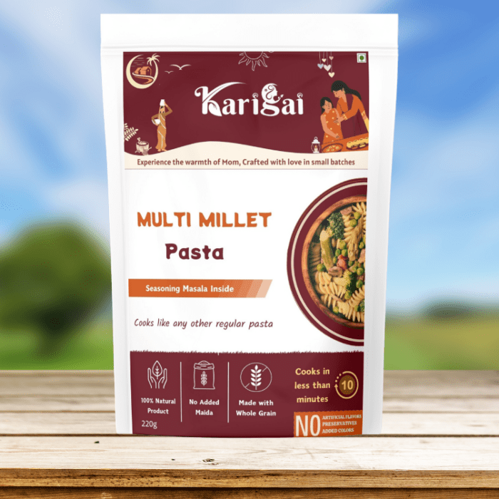 organic millet pasta