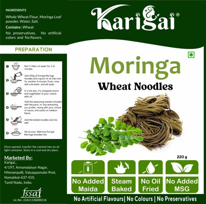 Moringa noodles